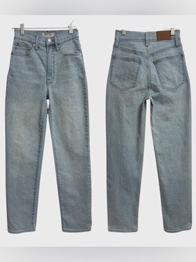 Madewell The Perfect Vintage Straight Jean Women's Size 23 High Rise Light Wash